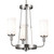 Vetivene Three Light Mini Chandelier (52450CLP)