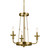 Vetivene Three Light Mini Chandelier (52450NBR)