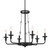 Vetivene Six Light Chandelier (52451BKT)