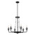 Vetivene Six Light Chandelier (52451BKT)