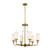 Kichler - 52451NBR - Six Light Chandelier - Vetivene - Natural Brass