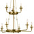 Vetivene Nine Light Chandelier (52452NBR)