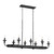 Vetivene Eight Light Linear Chandelier (52453BKT)