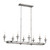 Vetivene Eight Light Linear Chandelier (52453CLP)