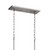 Vetivene Eight Light Linear Chandelier (52453CLP)