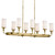 Vetivene Eight Light Linear Chandelier (52453NBR)