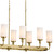 Vetivene Eight Light Linear Chandelier (52453NBR)
