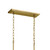 Vetivene Eight Light Linear Chandelier (52453NBR)