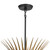 Baile Six Light Chandelier (52458BK)