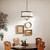 Heddle Three Light Chandelier/Semi Flush (52465NBR)
