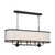 Kichler - 52467BKT - Eight Light Linear Chandelier - Heddle - Textured Black