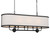 Heddle Eight Light Linear Chandelier (52467BKT)