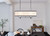 Heddle Eight Light Linear Chandelier (52467BKT)