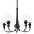 Melis Five Light Chandelier (52468BK)