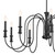 Karthe Nine Light Chandelier (52471BK)
