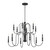 Kichler - 52472BK - 12 Light Chandelier - Karthe - Black