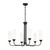 Kichler - 52480BK - Six Light Chandelier - Truby - Black
