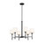 Kichler - 52500BK - Six Light Chandelier - Ali - Black