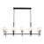 Ali Ten Light Linear Chandelier (52503BK)