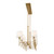 Ali Ten Light Linear Chandelier (52503BNB)