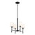 Kichler - 52504BK - Four Light Chandelier - Ali - Black