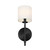 Ali One Light Wall Sconce (52505BK)