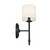 Ali One Light Wall Sconce (52505BK)
