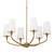 Kichler - 52508BNB - Six Light Chandelier - Adeena - Brushed Natural Brass