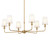 Pallas Six Light Chandelier (52516BNB)