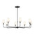 Kichler - 52517BK - Eight Light Chandelier - Pallas - Black
