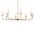 Pallas Eight Light Chandelier (52517BNB)
