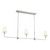 Kichler - 52519PN - Three Light Linear Chandelier - Pallas - Polished Nickel