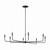 Pallas Eight Light Chandelier (52521BK)