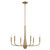 Kichler - 52525CPZ - Six Light Chandelier - Deela - Champagne Bronze