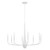 Kichler - 52526WH - Eight Light Chandelier - Deela - White