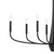 Deela Eight Light Chandelier (52528BK)