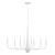 Kichler - 52528WH - Eight Light Chandelier - Deela - White