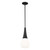 Kichler - 52529BK - One Light Pendant - Deela - Black