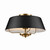 Luella Three Light Pendant/Semi Flush (52542BK)