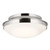 Kichler - 52545PN - Three Light Flush Mount - Bretta - Polished Nickel