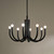 Odensa Eight Light Chandelier (52550BK)
