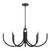 Odensa Eight Light Chandelier (52553BK)