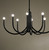 Odensa Eight Light Chandelier (52553BK)