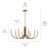 Odensa Eight Light Chandelier (52553CPZ)