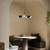 Arcus Five Light Chandelier/Semi Flush (52558CPZBK)
