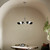 Arcus Five Light Chandelier/Semi Flush (52558SN)