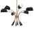 Arcus Six Light Chandelier (52559CPZBK)