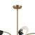 Arcus Six Light Chandelier (52559CPZBK)