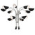 Arcus 12 Light Chandelier (52561SN)