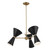 Phix Six Light Chandelier (52565CPZBK)